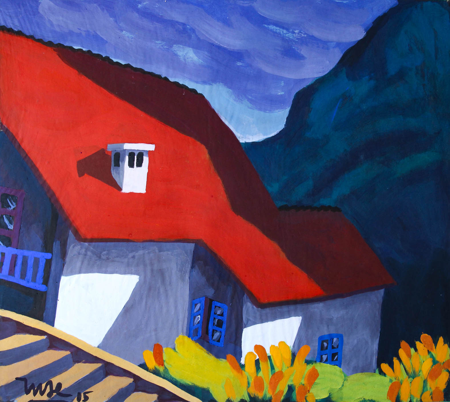 Lối xuống nhà